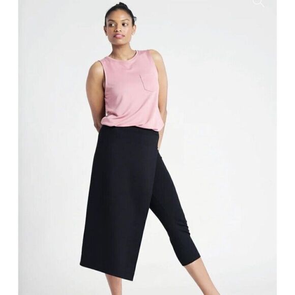 Betabrand Sassiest Wrap Skirt/Pant - Picture 1 of 10